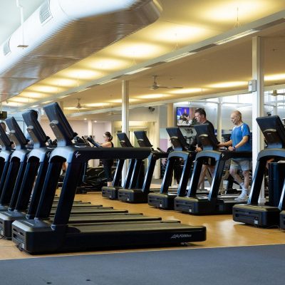 Cardio Zone - Members using treadmills